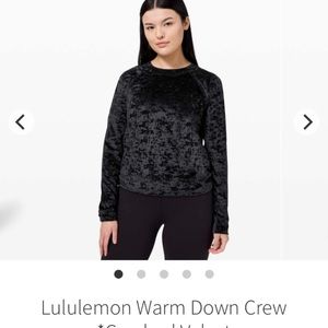 NWT Lululemon Special Edition Warm Down Cr…